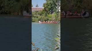 Voyageur canoe at Fort Whyte Alive  Winnipeg [upl. by Joab]