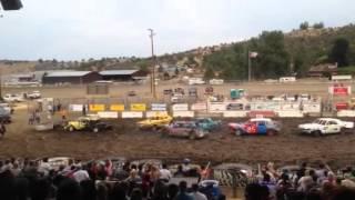 2014 Siskiyou Golden Fair Destruction Derby [upl. by Cotsen]