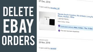 How To Delete eBay Purchase History  Hide Ebay Purchases [upl. by Ariahs]