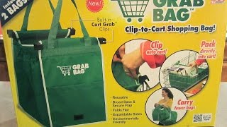 Grab Bag  As Seen On TV Review  Reusable Bags [upl. by Ot]