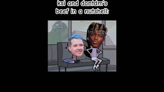 ksi and dantdms beef in a nutshell memes dantdm ksi lunchly prime [upl. by Gabbi]