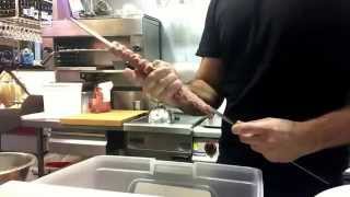 How To Skewer Koobideh Kebab  2 Angles [upl. by Arrej]