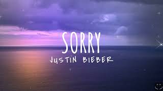 Justin Bieber  Sorry Lyrics 1 Hour [upl. by Lhadnek]