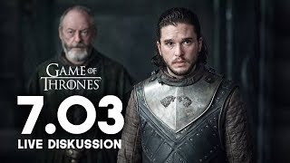 Game of Thrones  Staffel 7 Folge 3  Live Diskussion  Hangout  quotDie Gerechtigkeit der Königinquot [upl. by Kerekes352]