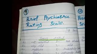 BRIEF PSYCHIATRIC RATING SCALEBPRS testScoring BPRS test [upl. by Imer]