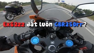 Exciter 62zz touring vs CBR250rr vs Raider 150 trái 62  Test speed amp Top speed 600m  MinC Motovlog [upl. by Etnahs]