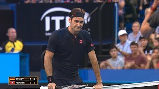 Alexander Zverev v Roger Federer highlights Final  Mastercard Hopman Cup 2019 [upl. by Einitsed743]