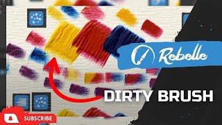 Rebelle 5 amp 6 Tutorials Dirty Brush Multicolor Brush Watercolor Transparent Modes [upl. by Suiramaj]