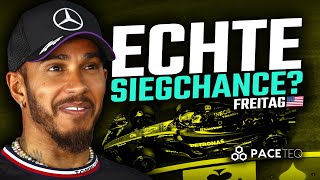 Wie Hamilton auf dem Strip siegen kann I Analyse Training F1 Las Vegas 2024 [upl. by Ro138]