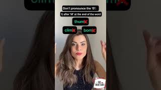 How to pronounce thumb climb or debt englishlearning vocabulary pronunciation ielts grammar [upl. by Rosie650]