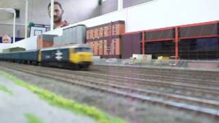 Calcutta sidings model railway layout  Scalefour Wakefield 02042017 [upl. by Sewel]