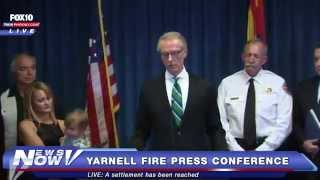 FNN Yarnell Hill Fire Settlement Press Conference [upl. by Nimrahc905]