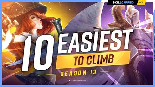 10 EASIEST Champions for CLIMBING RANKED RESET Split 2  League of Legends [upl. by Samson10]