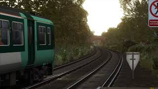 Southern Class 456  Class 455 Departs Bedhampton [upl. by Ricca186]