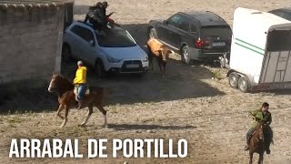 Arrabal de Portillo 2024 Se Escapan Los Toros y Entran en el Pueblo [upl. by Eenaffit990]