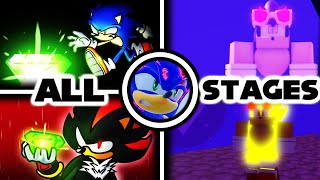 Sonic Corrupted Soul  ALL Stages Completed Roblox Gameplay [upl. by Ardenia206]