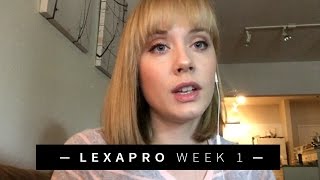 My First Week on Lexapro Escitalopram  Anxiety amp Depression [upl. by Chiquita]