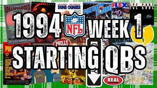 Every 1994 NFL Week 1 Starting Quarterback [upl. by Hajile702]