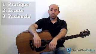 4 dicas para aprender a tocar violão facilmente  GuitarPlayOnlinecombr [upl. by Kavanagh]