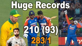 India Team Creates History in IND Vs SA 4th T20 Highlights 283 vs SA Sanju Samson Tilak Verma 120 [upl. by Arihas]