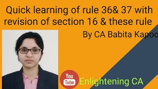 Chapter V of CGST Act 2017 covering rules 36 amp 37 of CGST Rules2017 [upl. by Laefar498]