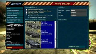 NEED FOR SPEED Most Wanted Control Panel [upl. by Seeto336]