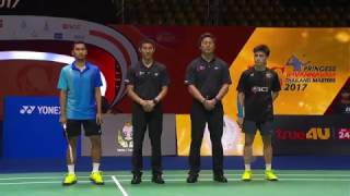 Princess Sirivannavari Thailand Masters 2017  Badminton F M5MS  K Wangcharoen vs Tommy Sugiarto [upl. by Dolf]