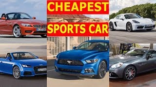 TOP 5 CHEAPEST SPORTS CARS in INDIA 2018 [upl. by Otrebogad778]