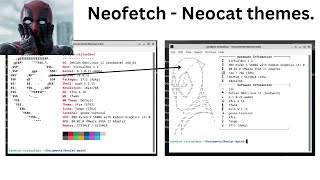 Neofetch  Neocat themes [upl. by Vachel]