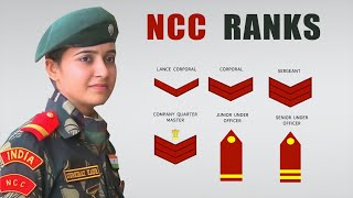 Ranks in NCC  Rank Structure and Benefits [upl. by Philo]