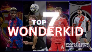 Best 7 Wonderkids Players You Can Get in below 20million in FM24 [upl. by Nogras]