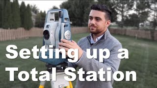 Setting up a Survey Total Station [upl. by Rey]