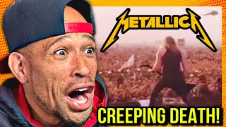 Rapper FIRST time REACTION to Metallica  Creeping Death Live Moscow 1991 Absolutely nuts [upl. by Sukey]