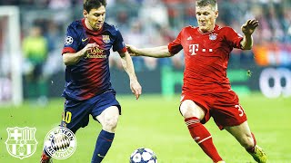 FC Barcelona vs FC Bayern  All Knockout Matches in the Champions League [upl. by Assenej]