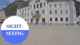 Sightseeing in Vaduz in LIECHTENSTEIN [upl. by Ynnattirb]