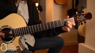 Gaffney OM Cutaway Acoustic Guitar Played By Brian Love Part One [upl. by Kcirrez]