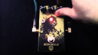 Walrus Audio Iron Horse Distortion  The Controls  BASS Demo [upl. by Labors800]