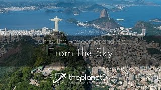 Flight over Christ the Redeemer and Rio de Janeiro [upl. by Lothario]