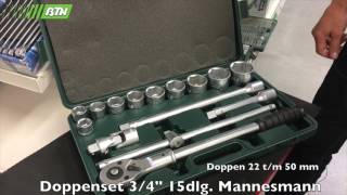 Doppenset 34quot 15dlg Mannesmann  BTN de Haas [upl. by Ynohtnael182]