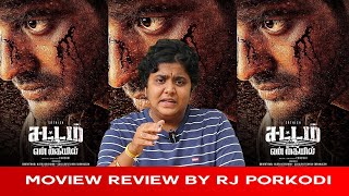 Sattam En Kaiyil Review  RJ Porkodi  Sathish [upl. by Mccord]