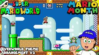 Super Mario World Overworld Theme Arrangement V2 quotMARIO MONTH 2024quot [upl. by Durant]