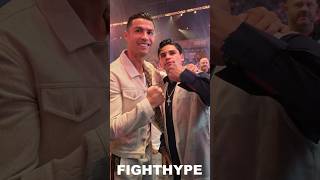 Ryan Garcia MEETS Cristiano Ronaldo for FIRST TIME [upl. by Ginder]