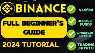 Binance Tutorial For Beginners 2024 FULL STEPBYSTEP GUIDE [upl. by Wanids]