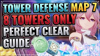 INAZUMA TOWER DEFENSE MAP 7 EASY GUIDE SEMIAFK BUILD Genshin Impact Autumnal Resplendence [upl. by Nodlehs]