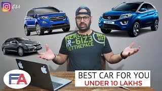 NEW TOYOTA YARIS TATA NEXON NEW FORD ECOSPORT BREZZA OR NEW HYUNDAI VERNA BEST CAR UNDER 10 LAKHS [upl. by Trahern]