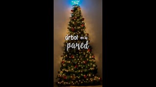 ❌ ¡SIN CLAVOS ARBOL de NAVIDAD en la PARED [upl. by Dehnel]