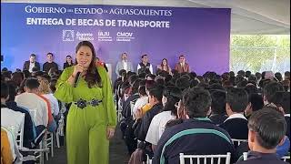 Tere Jiménez entregó a 2 mil 500 estudiantes Becas de Transporte Público [upl. by Agneta908]