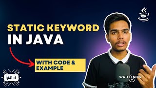 Static keyword in Java  Static variables Static Methods and Static Blocks in Java [upl. by Guinna]