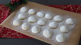 Christmas Snowball Cookies  Quick and Easy Recipe  Anyone Can Make It [upl. by Nagem671]