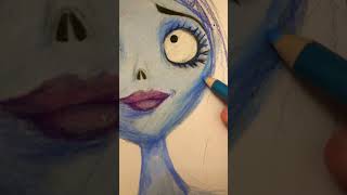 Part 1 drawing Corpse bride halloweenart [upl. by Cristoforo]